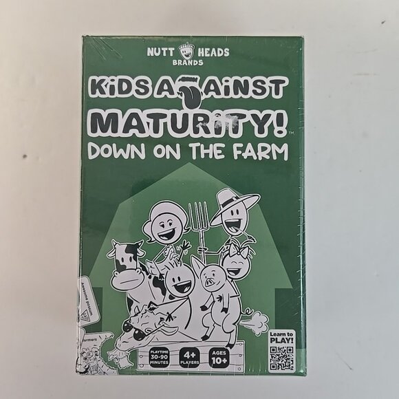 NIB Kids Against Maturity Down on the Farm Stand-Alone Card Game Sealed - Picture 1 of 2
